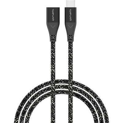 UGREEN Удължителен USB-C кабел - 4smarts Extension Cable USB-C Male to Female 60W (150 см) (черен) (496687)