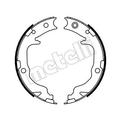 Sada brzd. čeľustí parkov. brzdy METELLI 53-0362