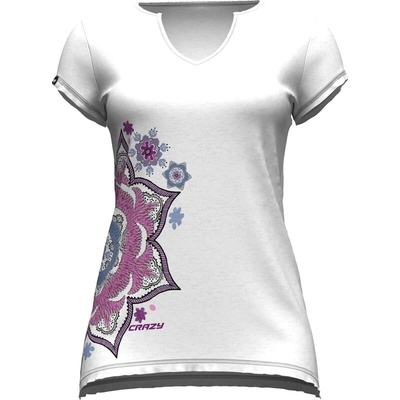 Dámske tričko Crazy Idea SHIRT MANDALA