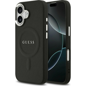 GUESS PU Saffiano MagSafe Задний Чехол за iPhone 17 Black Guess | Cheren | МЪЖЕ | UNI