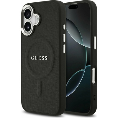 GUESS PU Saffiano MagSafe Задний Чехол за iPhone 17 Black Guess | Cheren | МЪЖЕ | UNI