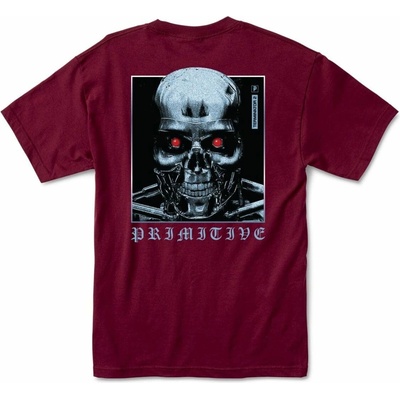 Primitive Terminator Machine Tee Burgundy