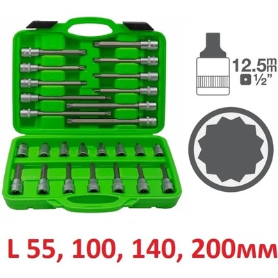 JGM Комплект xzn на вложка 1/2" ; jbm 52603