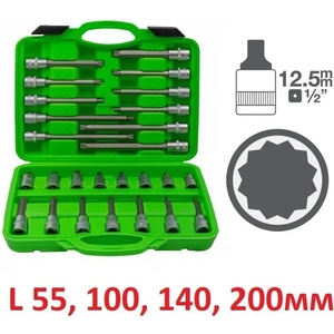 JGM Комплект xzn на вложка 1/2" ; jbm 52603