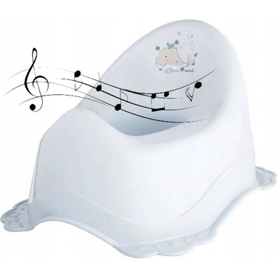 Maltex Baby protišmykový nočník Macko modrý