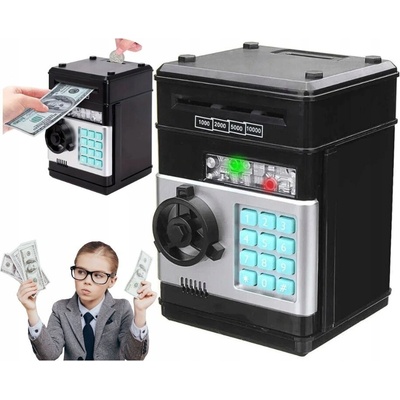 TREZOR POKLADNIČKA na mince a bankovky elektrický bankomat vkladomat kód PIN