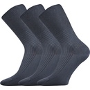 Lonka ponožky Zdravan 3 pár tmavě šedá
