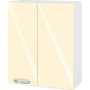 ИРИМ Горен ъглов кухненски шкаф Сити БФ-Бежово гланц-05-17 60 см