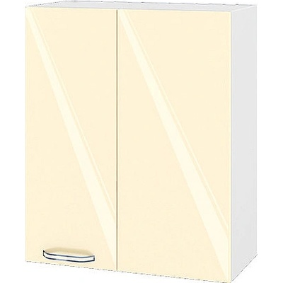 ИРИМ Горен ъглов кухненски шкаф Сити БФ-Бежово гланц-05-17 60 см