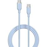 DEVIA Jelly EC632 кабел за данни Type-C - Type-C, 120 см, СВЕТЛОСИНЬО (ST386671)