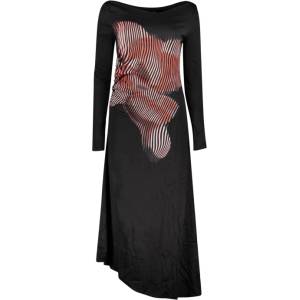 Desigual Дълга рокля за жени desigual, Размер m, Цвят Черен (26swvw10_ne2000)