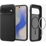Spigen Google Pixel 11 Pro XL SPIGEN LIQUID AIR силиконов калъф за телефон, удароустойчив, MagSafe, ЧЕРЕН (ACS11449)