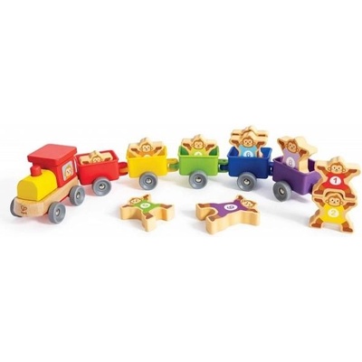 Hape Влакче с маймунки и числа (E1075)