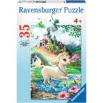 Ravensburger - Puzzle Unicorn castle - 1 - 39 piese