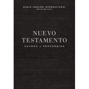 Nvi, Nuevo Testamento de Bolsillo, Con Salmos Y Proverbios, Tapa Rústica, Negro | Nueva Versión Internacional (ISBN: 9780829773071)
