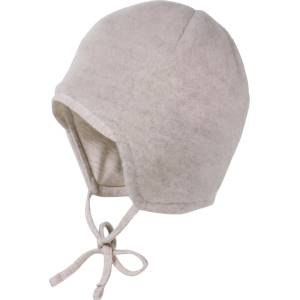 maximo Зимна шапка (beanie) maximo Baby's Jersey Fleece Mütze m. Band Beanie - Beige Melange - размер 41 cm (904-7259-0111)