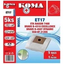 KOMA sáčky ETA Baggin 7468 textilní 5 ks+mikrofiltr