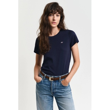 Gant REG SHIELD SS T-SHIRT EVENING BLUE