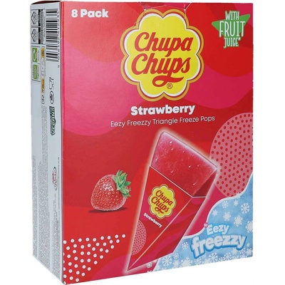Chupa Chups Freeze Strawberry 8 x 62 ml