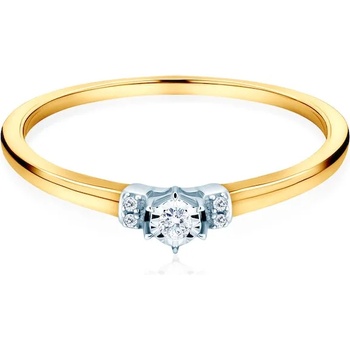 Image 1 of SAVICKI Годежен пръстен Savicki: двуцветно злато, диамант