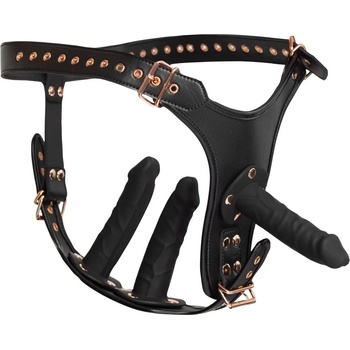 Image 1 of Bad Kitty Dildo Briefs Black XXL