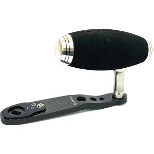 GOMEXUS Единична дръжка GOMEXUS T-bar EVA Power Cabon Handle 8x5mm for Shimano Daiwa Abu Garcia Okuma 90mm Риболовна макара