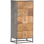 vidaXL Шкаф с чекмеджета, 45x30x100 см, регенерирано дърво масив (286529)