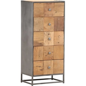 vidaXL Шкаф с чекмеджета, 45x30x100 см, регенерирано дърво масив (286529)