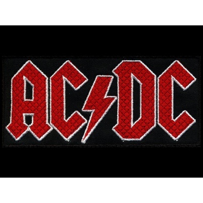 Nášivka AC/DC vyšívaná