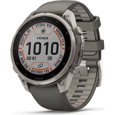 Garmin Fenix 9 Pro 47 mm Solar inReach Titanium Pebble Gray/Silver Gray 010-04338-01