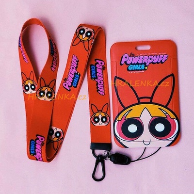 Šňůrka na krk s cedulkou The Powerpuff Girls Blossom