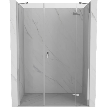 Mexen Mist-H Душ врата, отваряща се надясно, 155 см, прозрачна, хром - 8A5-155-001-01-00-P (8A5-155-001-01-00-P)