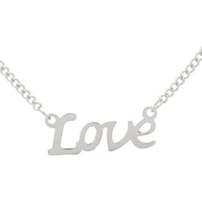 Blingstar Řetízek s nápisem Love z chirurgické oceli 1223