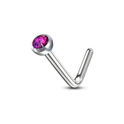 Šperky4U zahnutý piercing do nosu N01149-A