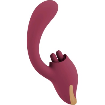 Javida 2 Function Vibrator Vibration & Licking Purple