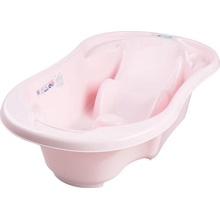 Tega Baby Dětská anatomická profilovaná vanička s výpustí KOMFORT 2v1 světle růžová