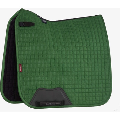 LeMieux Dečka podsedlová Close Contact Suede Square hunter green