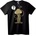 NOONEBRAND Тениска Загадъчна Медуза - 7XL, Black