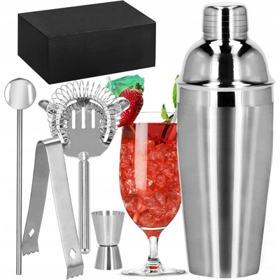 BARMANSKÁ SADA NA KOKTEJLY SHAKER 750ML 5 DÍLŮ