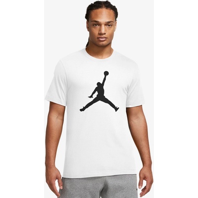Nike pánské triko s krátkým rukávem -JORDAN M J JUMPMAN SS CREW-100 bílá