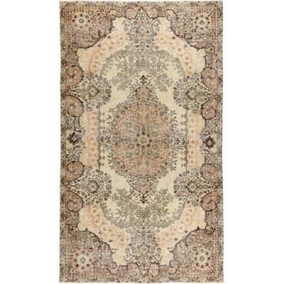 Najkoberce Vintage 10003 ornament / kvety béžový / zelený