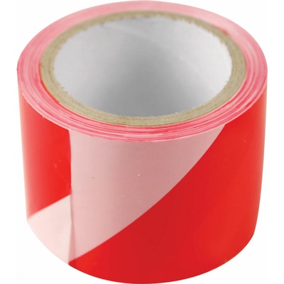 Extol craft páska výstražná 75 mm x 100 m červeno-biela 9565