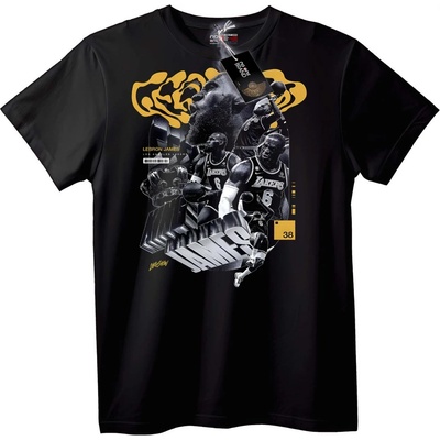 NOONEBRAND Тениска LeBron James Крал на Lakers - 3XL, White