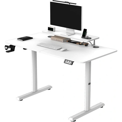 Lama Plus Elektricky výškově nastavitelný stůl HIGHLANDER - 120 cm, bílá