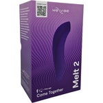 WE-VIBE Melt 2 - вибратор за клитор с въздушни вълни, управляван чрез приложение (лилав)