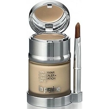 La Prairie Luxusné tekutý make-up s korektorom SPF15 Skin Caviar Concealer Foundation + 2 g Porcelain Blush 30 ml