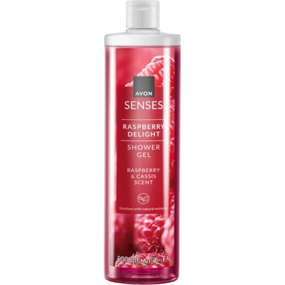 Avon Senses hydratačný sprchový gél malina, 500 ml