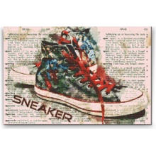 Vymalujsisam.cz Diamantové malování Tenisky Converse 40 x 60 cm pouze srolované plátno diamanty kulaté