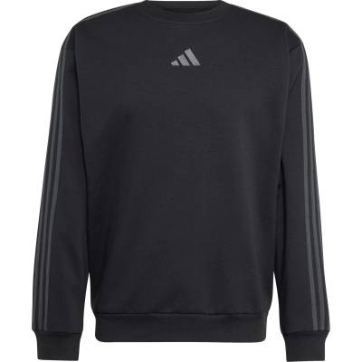 Adidas Мъжки пуловер adidas Essentials 3-Stripes Fleece Sweatshirt Jumper - Black / Carbon (017-4666-0112)