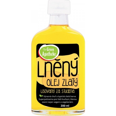 Green Apotheke Olej lněný zlatý 200 ml